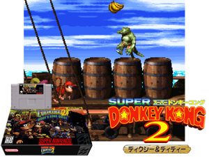 Donkey Kong Country 2 - Diddy's Kong Quest (G) (V1.0) [t1] Cover